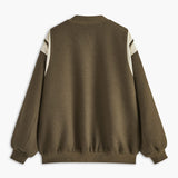 Molly | Casual varsity-jack in retro-stijl met gestreepte mouwdetails en ribgebreide boorden