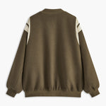 Molly | Casual varsity-jack in retro-stijl met gestreepte mouwdetails en ribgebreide boorden