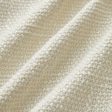 Silke | Elegante Witte Tweed Blazer met Zwarte Satijnen Strikken