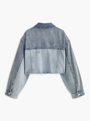 Mila | Cropped Jeansjack – De perfecte mix van casual en stijl
