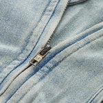 Leona | Cropped Denim Bikerjack – Voor een rebelse en stijlvolle look