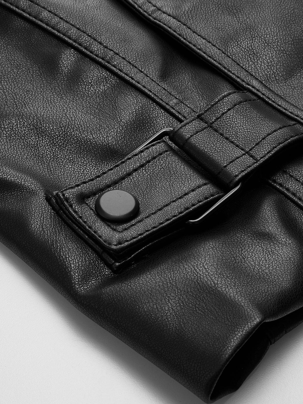 Sophia | Zwarte kunstleren bikerjack – Een statement-stuk voor elke look