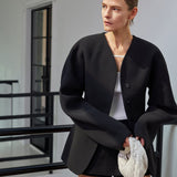 Sofie | Elegante minimalistische knoopblazer