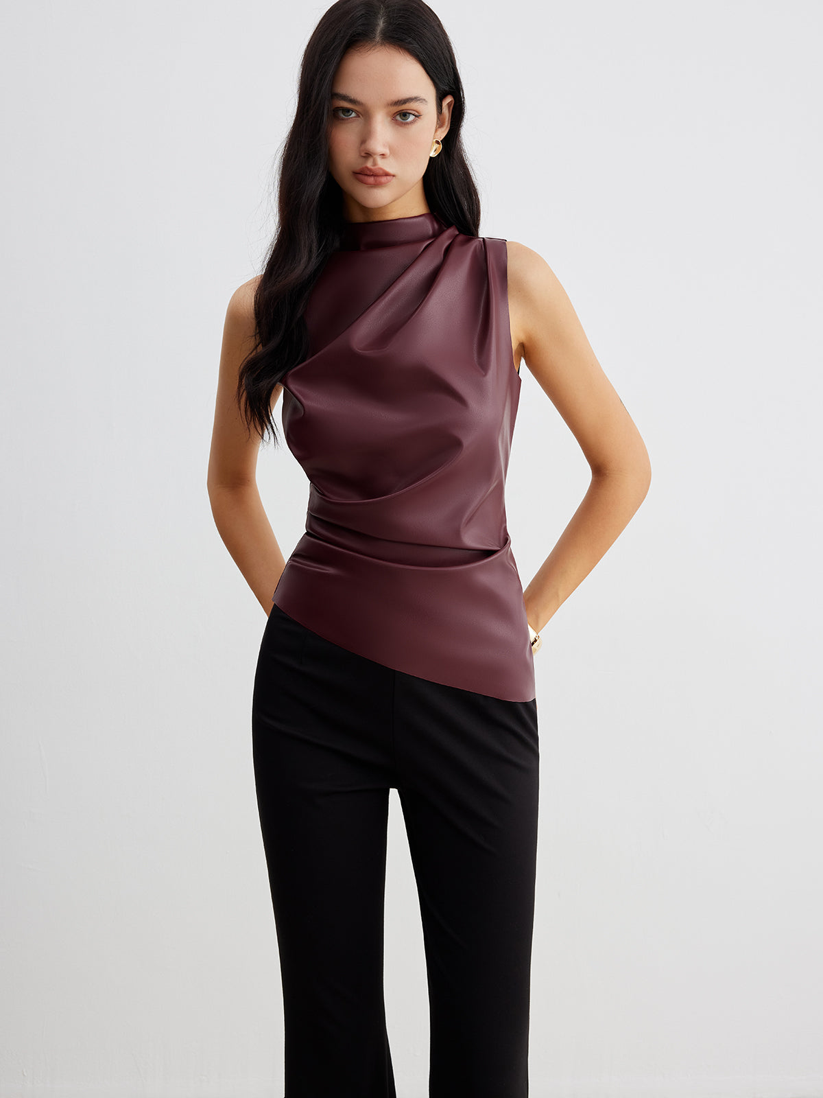 Marousha | Kunstleer Tanktop