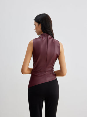 Marousha | Kunstleer Tanktop