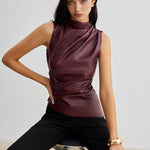 Marousha | Kunstleer Tanktop