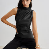 Marousha | Kunstleer Tanktop