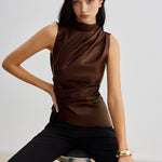 Marousha | Kunstleer Tanktop