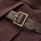 Noa | Falten-Minirok in breioptiek met decoratieve gesp