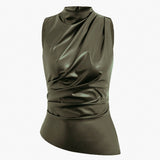 Marousha | Kunstleer Tanktop