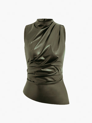 Marousha | Kunstleer Tanktop