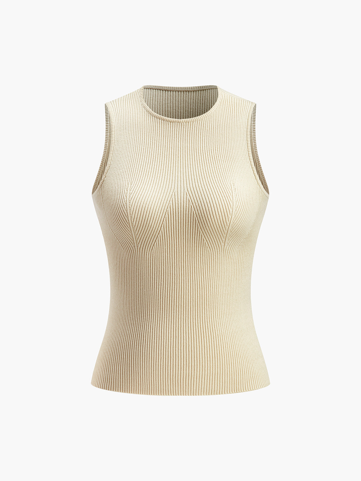Marie | Mouwloos Bodycon Ribbreisel Tanktop