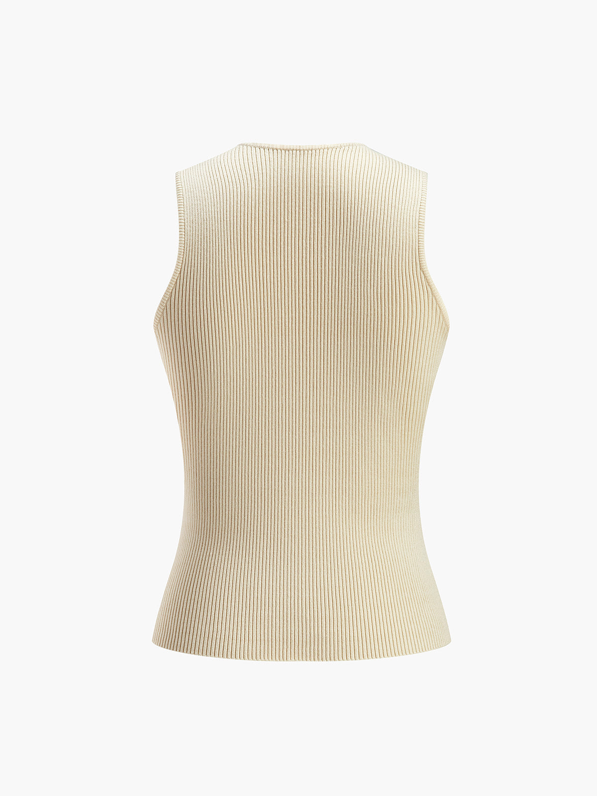 Marie | Mouwloos Bodycon Ribbreisel Tanktop