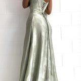 Maddy | Elegante Dames Maxikleed met Spaghettibandjes & Bloemenpatroon
