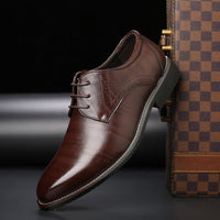 Gideon™ Elegante Heren Leren Derby Schoenen
