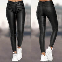 Isabelle™ Dames Leatherlook Skinny Broek