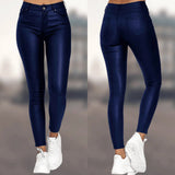 Isabelle™ Dames Leatherlook Skinny Broek