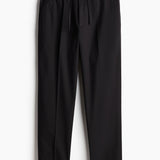 Francesco | Heren-Chino broek in Zwart met Koord