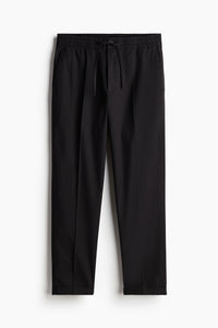 Francesco | Heren-Chino broek in Zwart met Koord