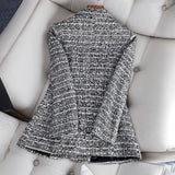 Scarlett™ Dames Getailleerde Tweed Blazer