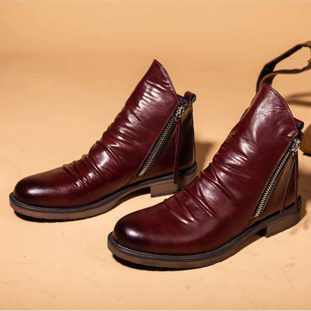 Jelle™ Klassieke Leren Chelsea Boots