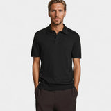Minimalistische Polo met Korte Mouwen en Moderne Pasvorm