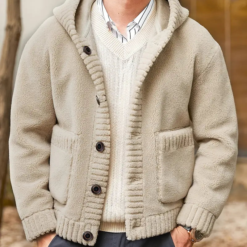 Julian™ Heren Gebreide Hoodie Jas