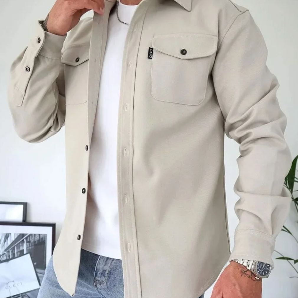 Lambert™ Casual Heren Overhemdjas