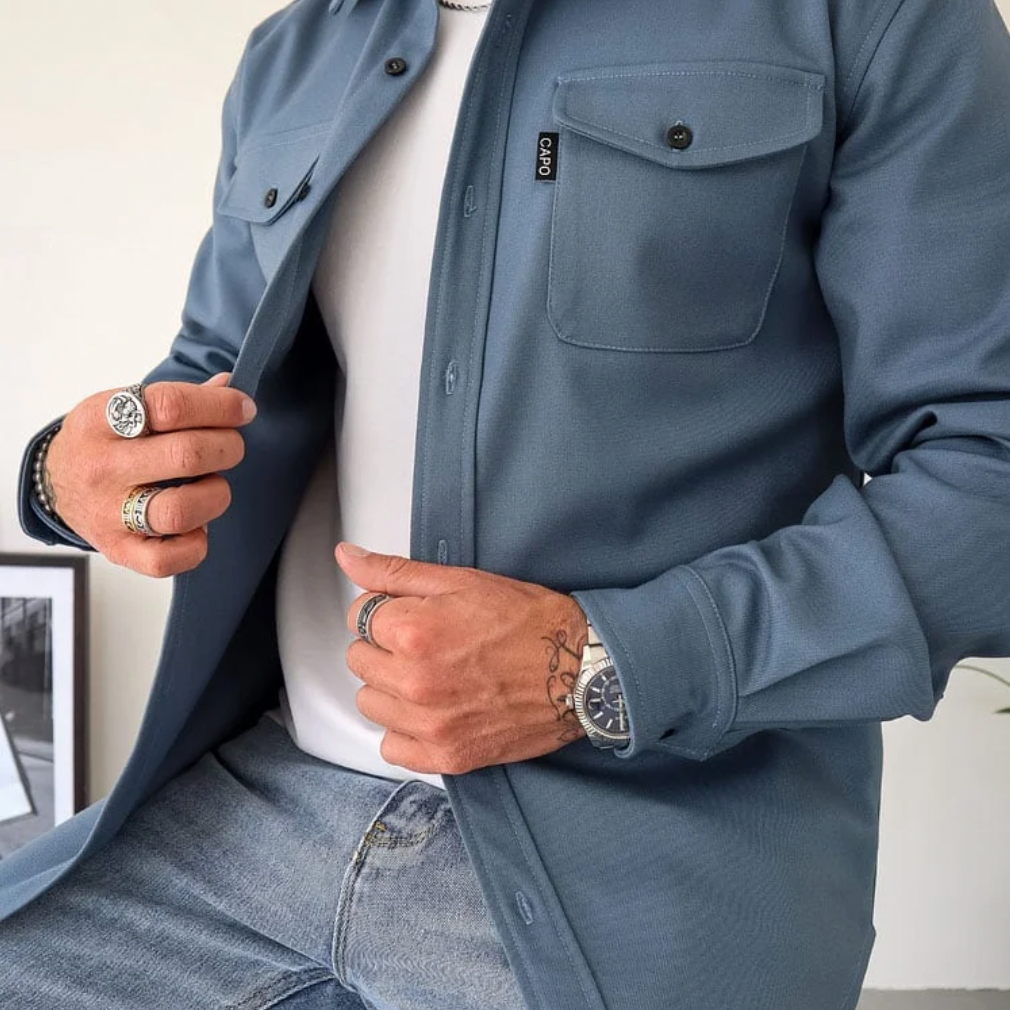 Lambert™ Casual Heren Overhemdjas