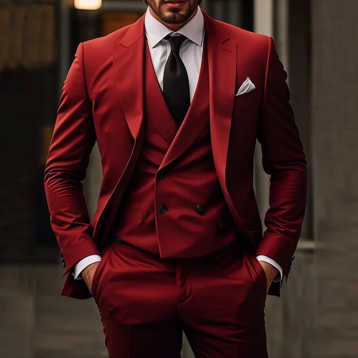 Herenpak 3-delig – Stijlvolle Blazer, Gilet en Broek voor Formele Gelegenheden
