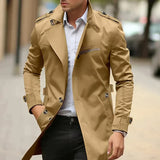 Waterdichte Herenjas met Klassieke Old Money Stijl
