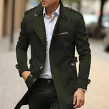 Waterdichte Herenjas met Klassieke Old Money Stijl