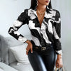 Larissa-Sophie™ Dames Satijnen Blouse