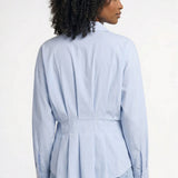 Getailleerde Blouse met Tailleband en Elegante Pasvorm