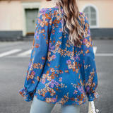 Evangeline™ Dames Blouse met Bloemenprint