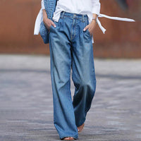 Daisy™ Dames Wide Leg Denim Broek