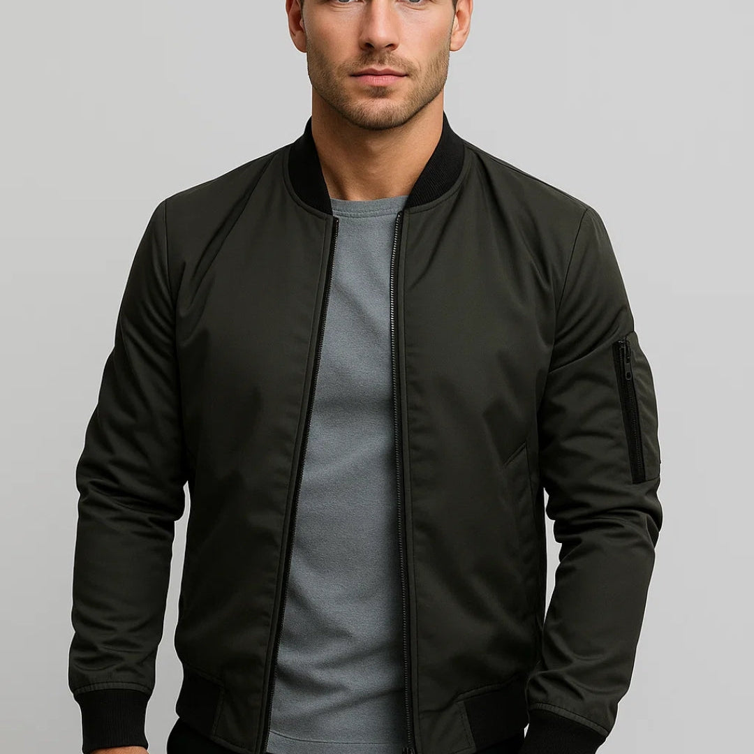 Bomberjack Heren | Tijdloos | Met Ritsdetails | All-Season | Comfortabele pasvorm