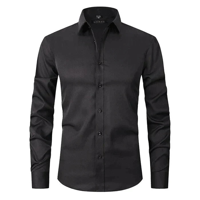 Braony | Klassiek Langarm Herenhemd met moderne Slim-Fit