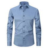 Braony | Klassiek Langarm Herenhemd met moderne Slim-Fit