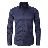 Braony | Klassiek Langarm Herenhemd met moderne Slim-Fit