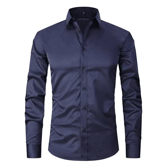 Braony | Klassiek Langarm Herenhemd met moderne Slim-Fit