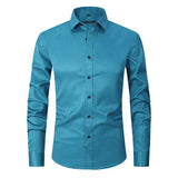 Braony | Klassiek Langarm Herenhemd met moderne Slim-Fit