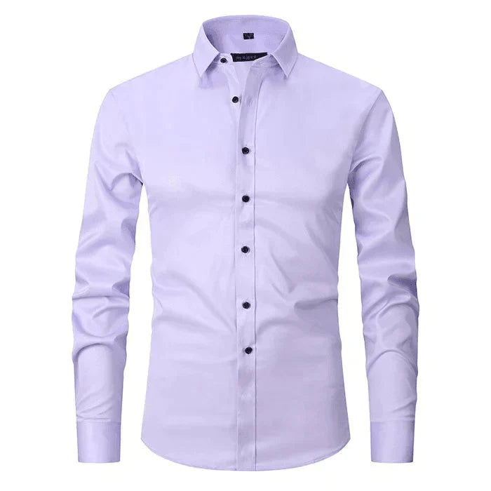 Braony | Klassiek Langarm Herenhemd met moderne Slim-Fit