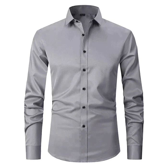 Braony | Klassiek Langarm Herenhemd met moderne Slim-Fit