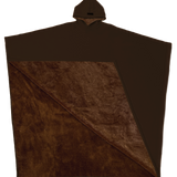Patricia™ Luxe Fleece Poncho met Capuchon