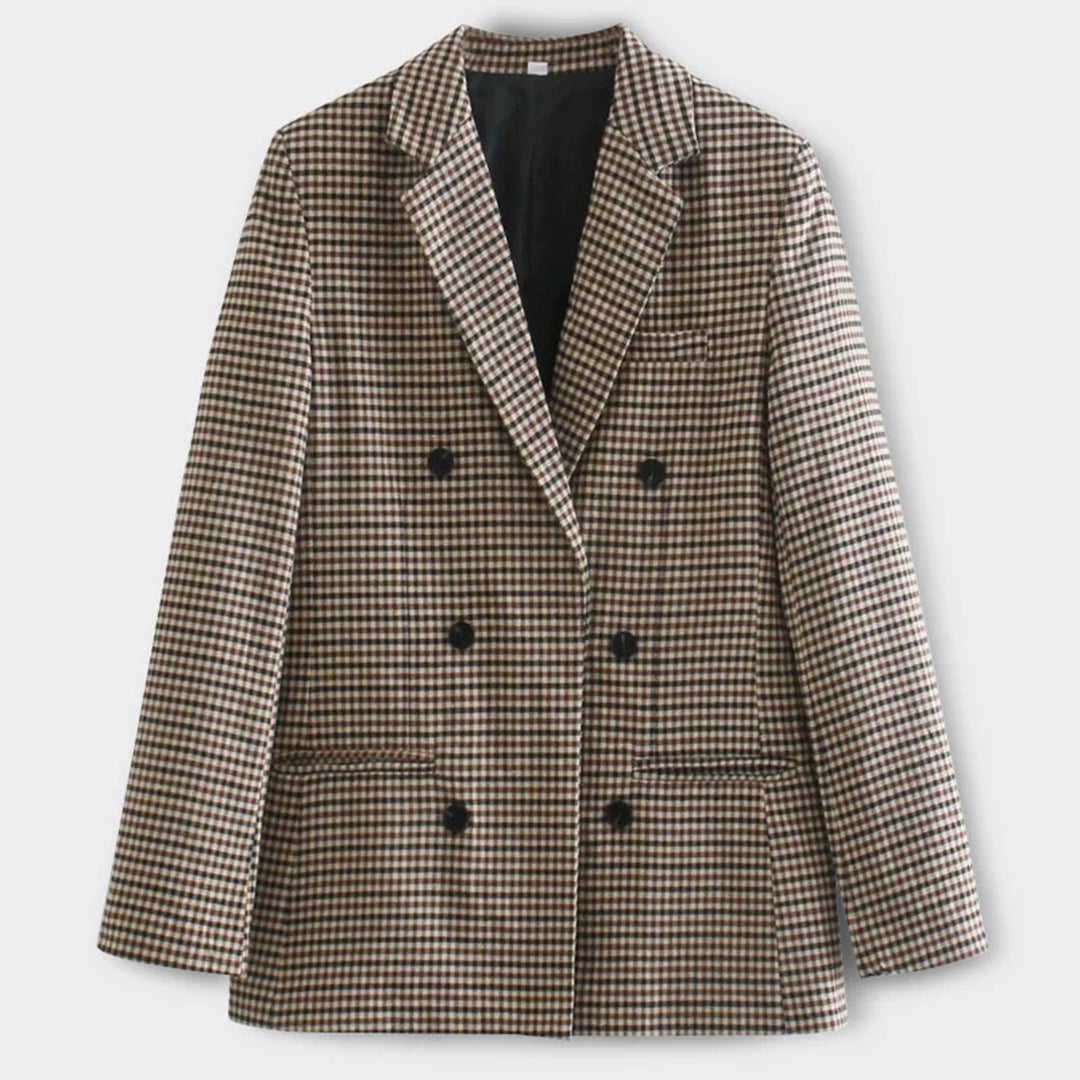 Chloe™ Dames Geruite Blazer