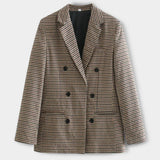 Chloe™ Dames Geruite Blazer
