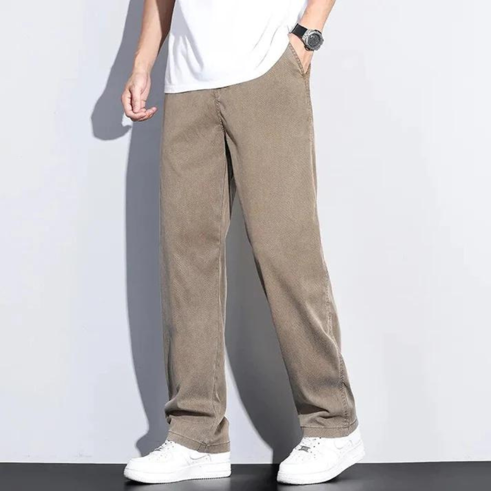 Tessa-Mae™ Heren Losse Straight Fit Broek