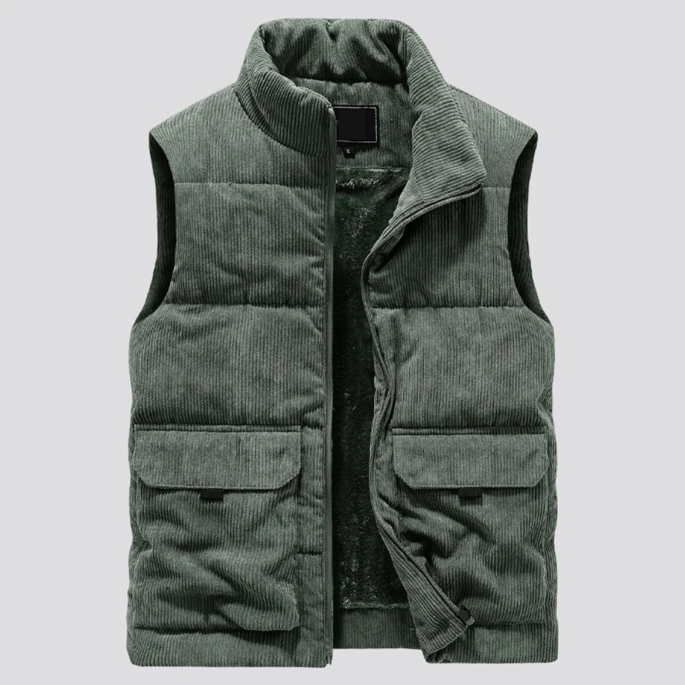 Corduroy™ Bodywarmer met Fleecevoering | Warm & Trendy | Regular Fit