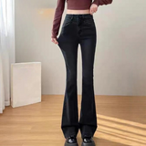 Ella™ Dames High Waist Flared Broek